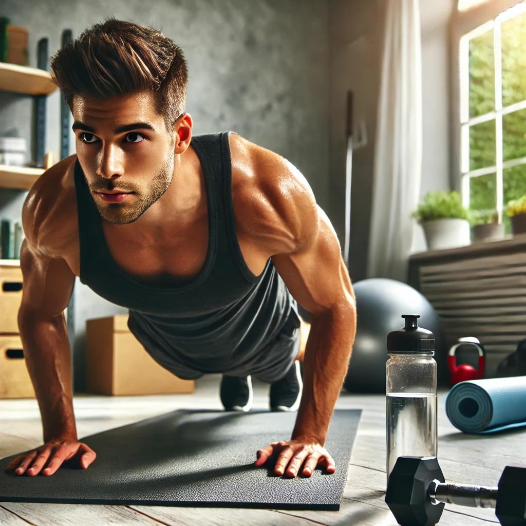 푸시업 100개 루틴