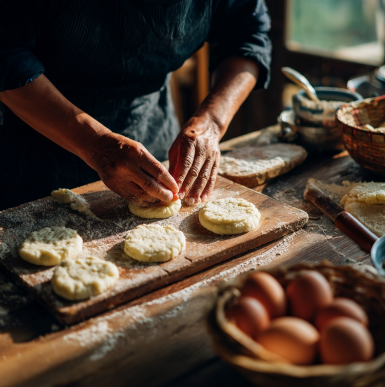 동그랑땡 반죽 중