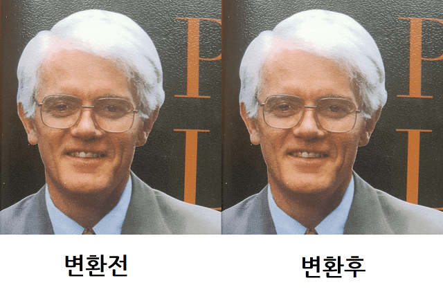 변환 전 후