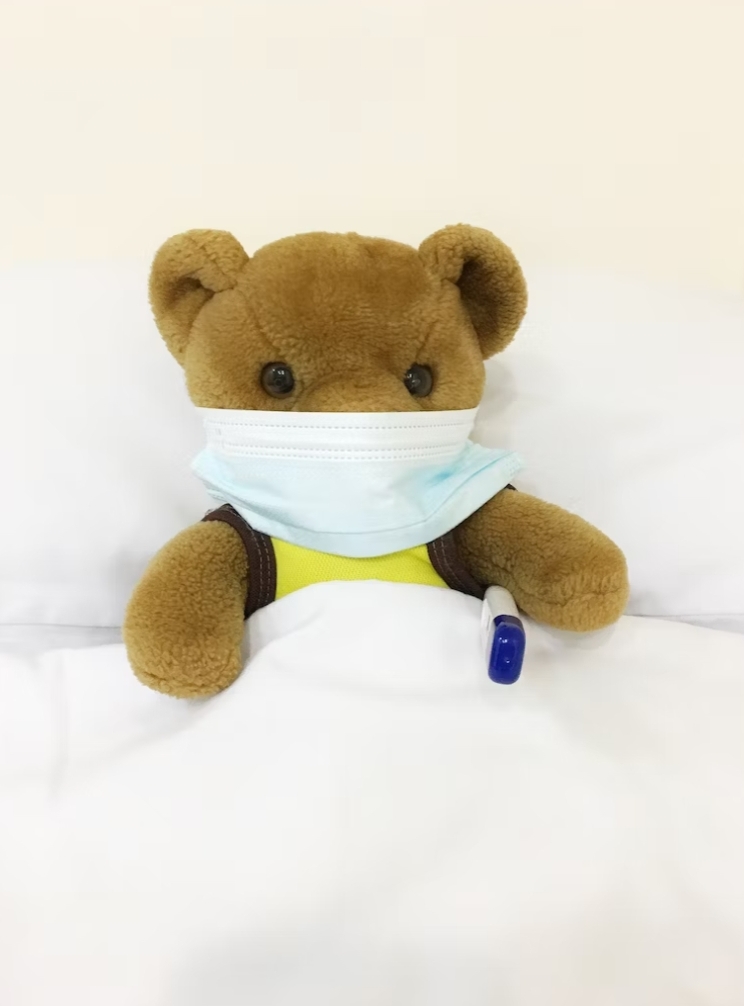 독감 감염 이미지