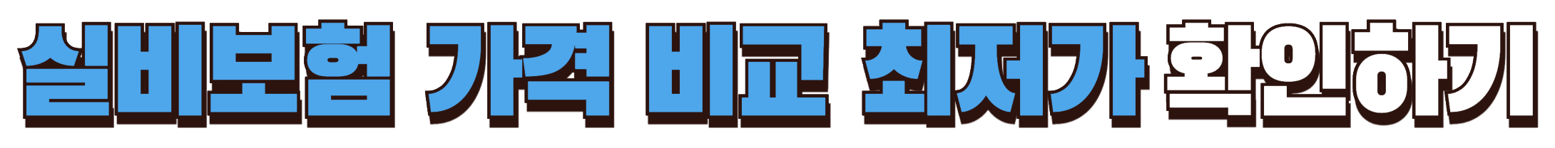 실비보험 가격 비교 최저가 확인하기