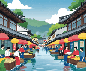 기록적 폭우 피해 전통시장, 정부의 신속한 복구 지원