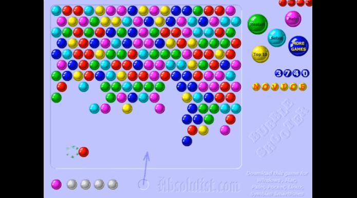 버블슈터 게임하기