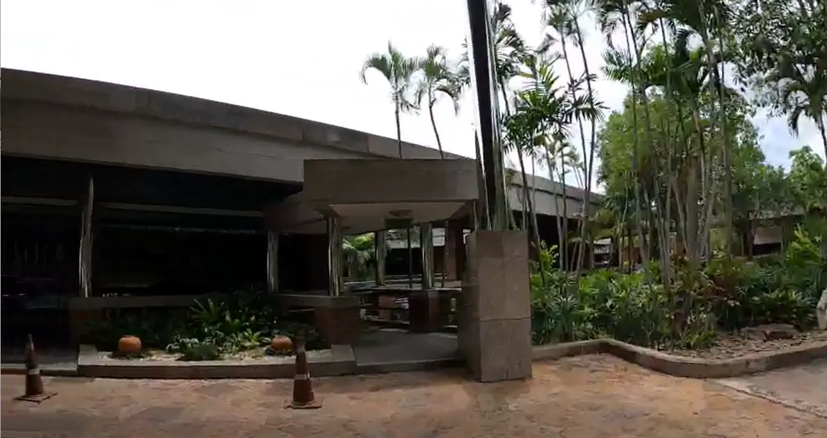 태국 촌부리 지역의 고급 골프장인 ‘람차방 인터내셔널 컨트리클럽’의 클럽하우스 외부 전경