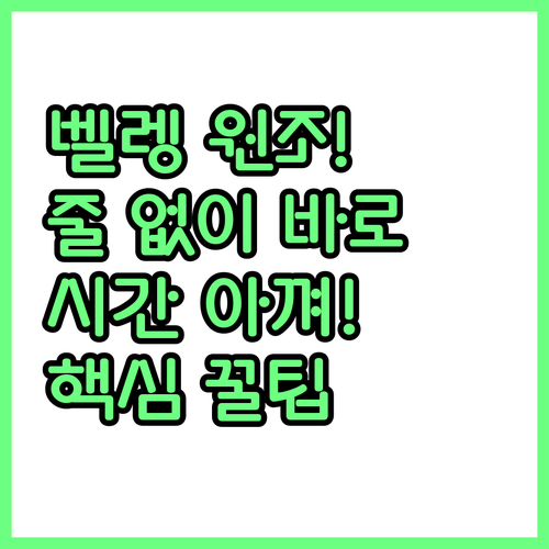 벨렝 에그타르트 원조 줄 서지 않고 ..