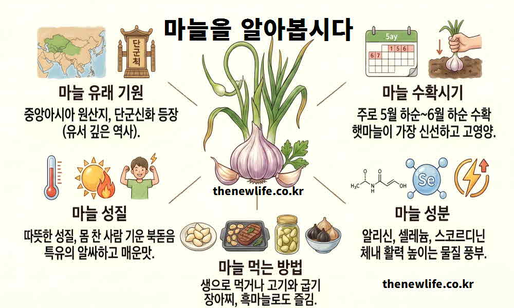 마늘 효능 유래 기원