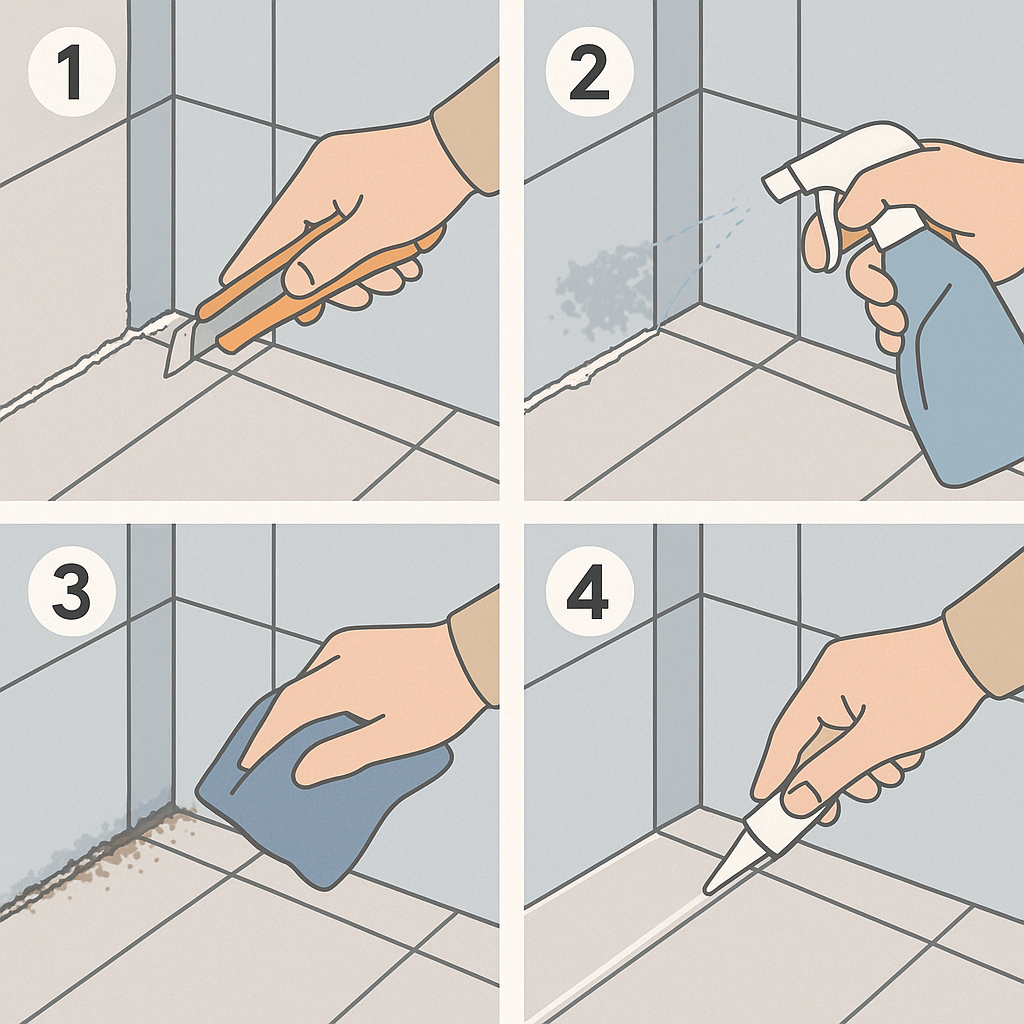 기존 실리콘 제거 방법
