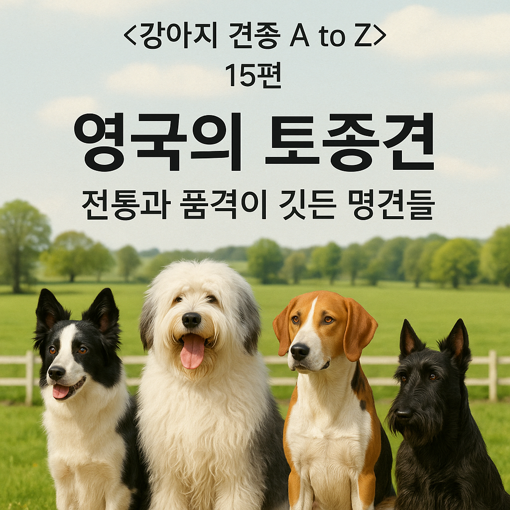 영국의 토종견 이미지 – 전통과 품격이 깃든 명견들