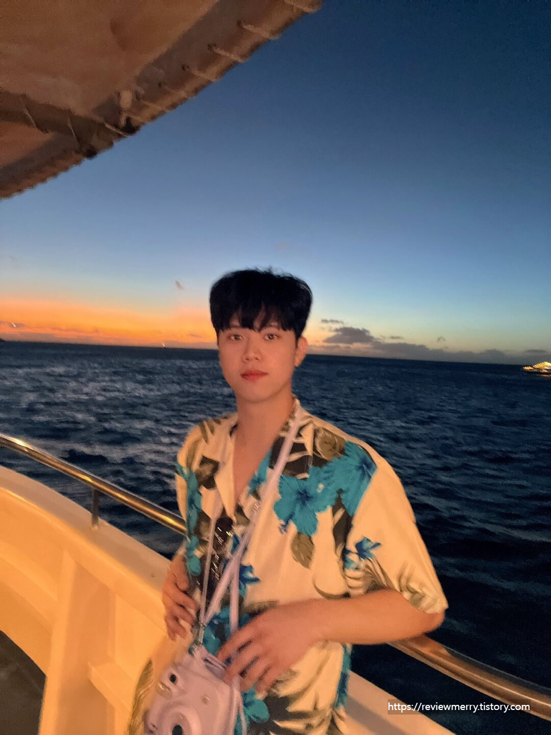 남편+노을 사진