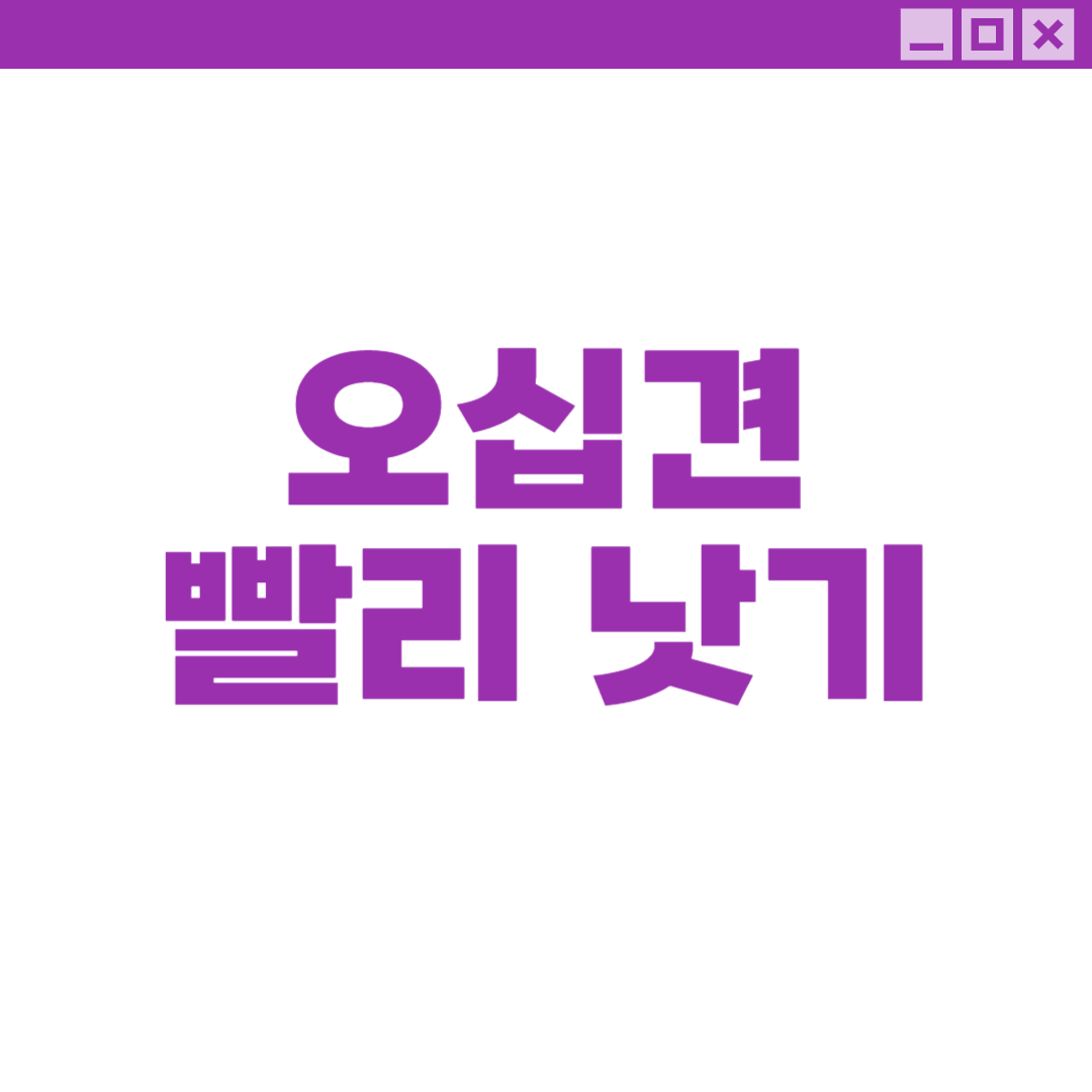 오십견 빨리 낫는 식단과 일상 관리법