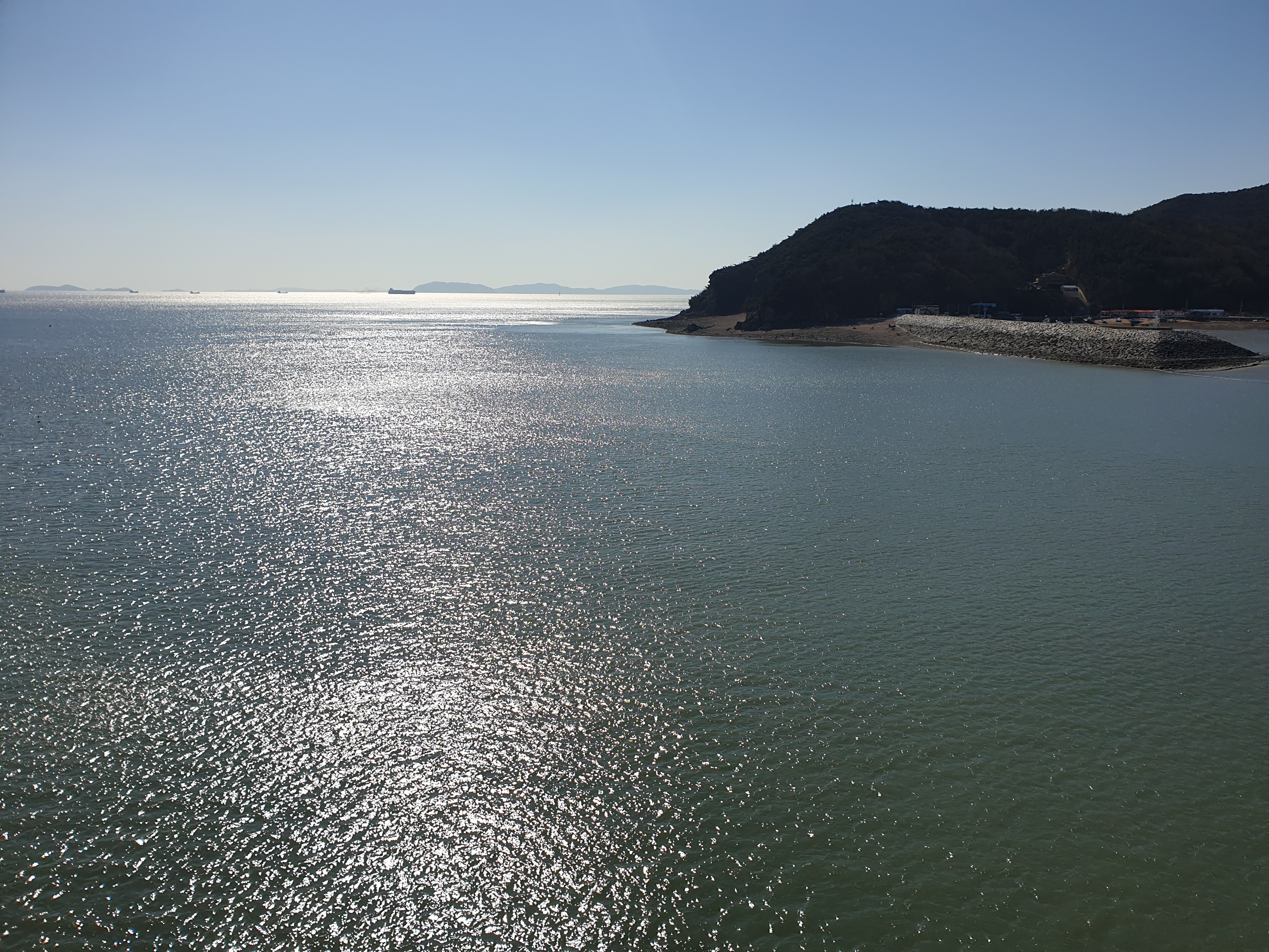 영종도 무의도 바다