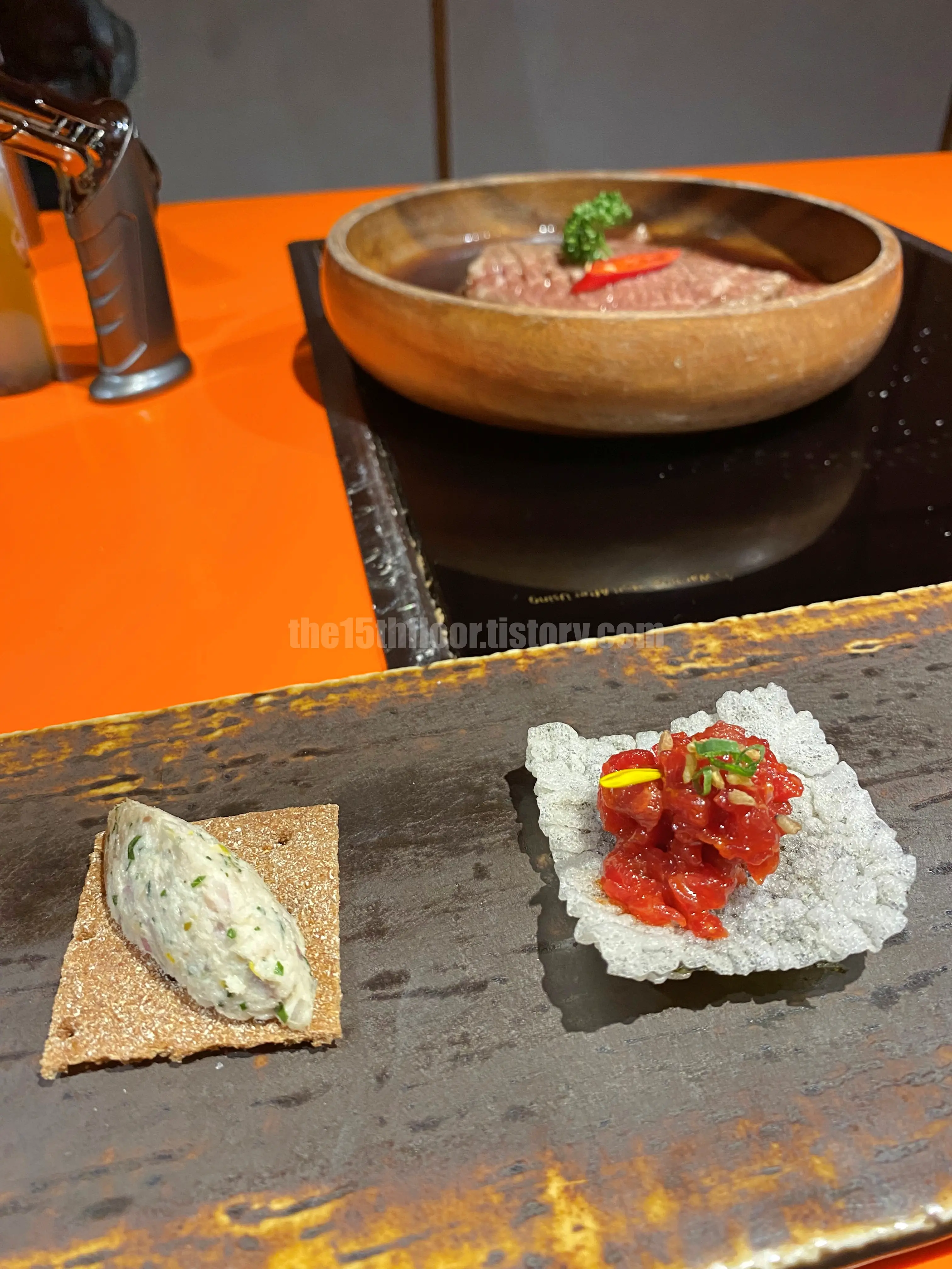 오마카세 코스 메뉴 1.