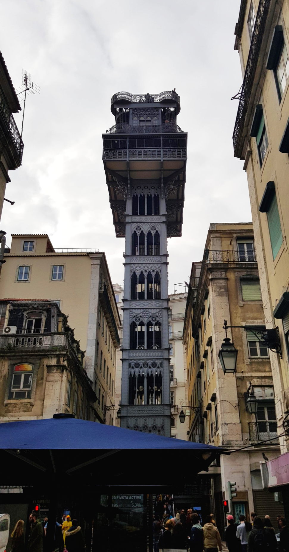 포르투갈 리스본 산타후스타 엘레베이터