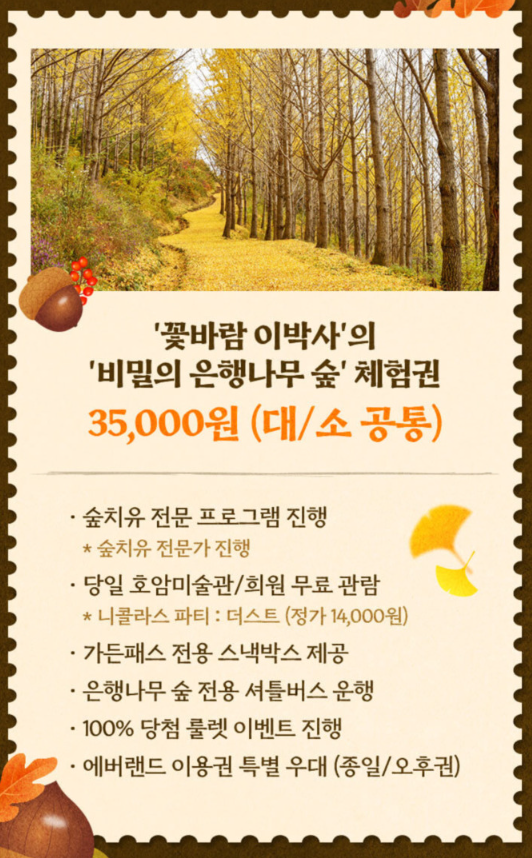 비밀의 은행나무 숲