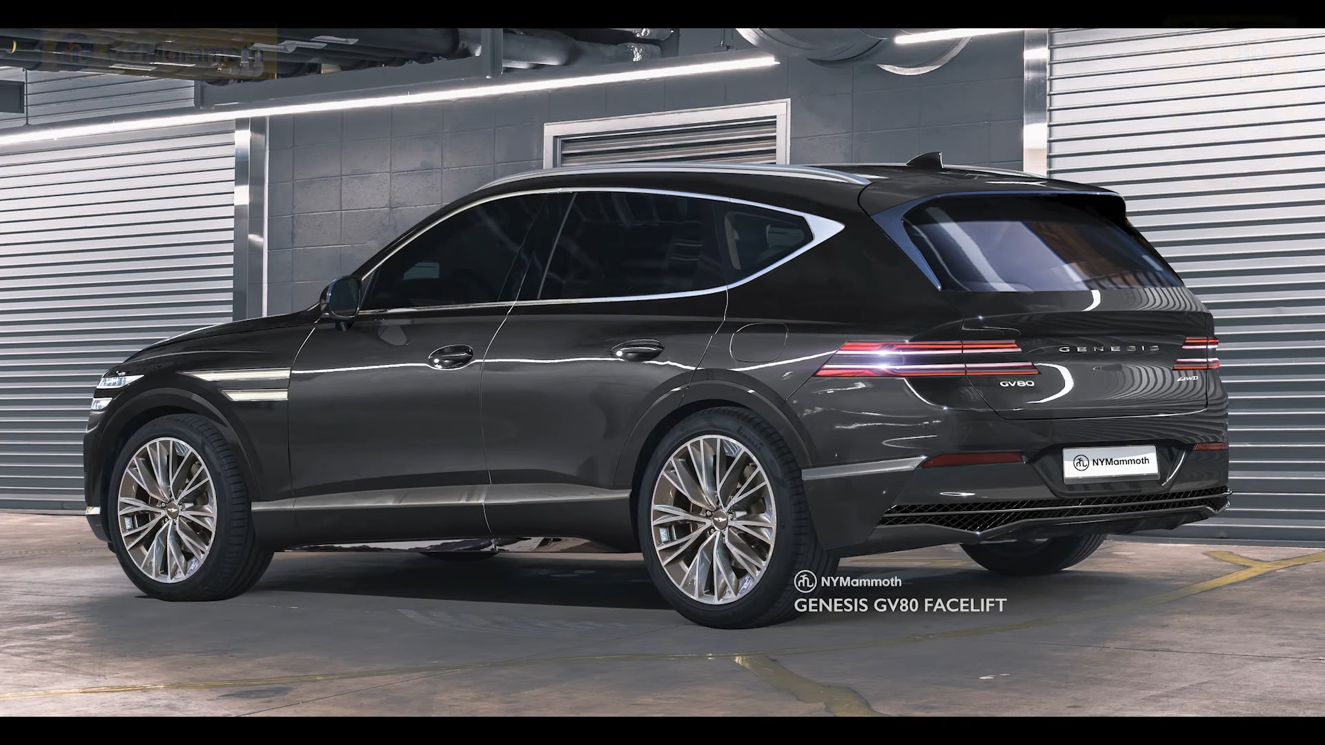 제네시스 GV80 페이스리프트 예상도