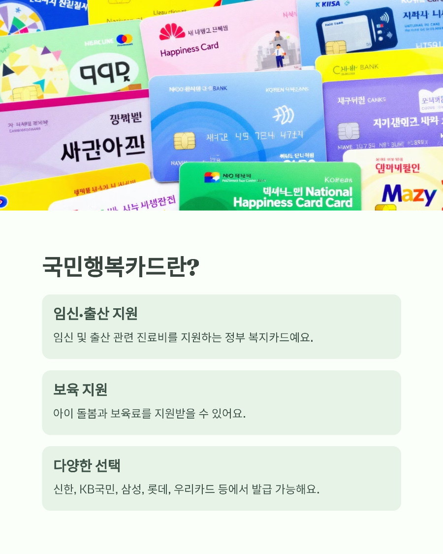 국민행복카드란?