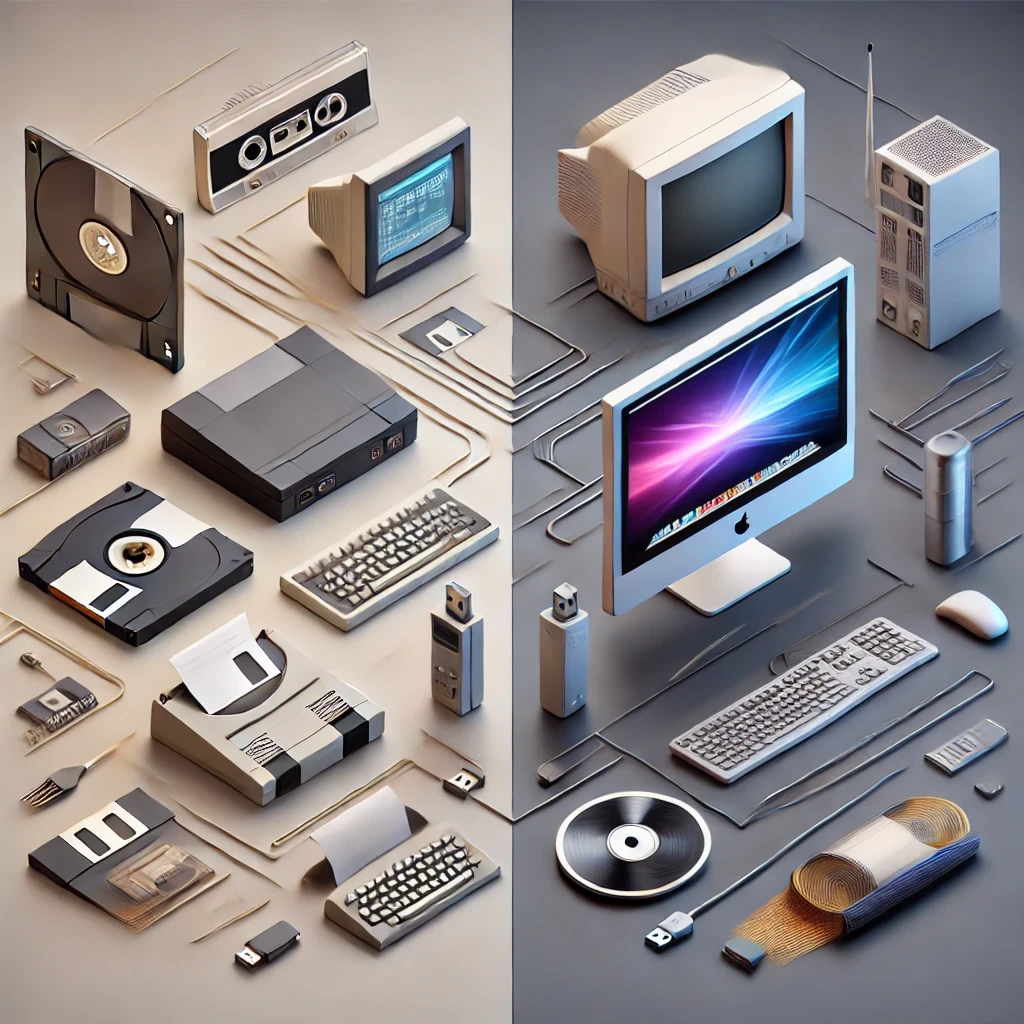 IT 기술의 변화를 직관적으로 파악할 수 있는 이미지