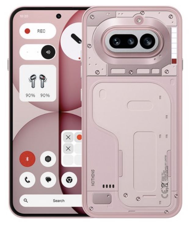 Nothing Phone 4a 후면 디자인과 카메라 배치 이미지