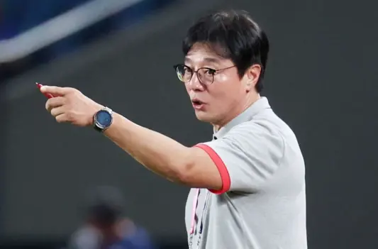 축구 대표팀 임시 사령탑 황선홍 감독