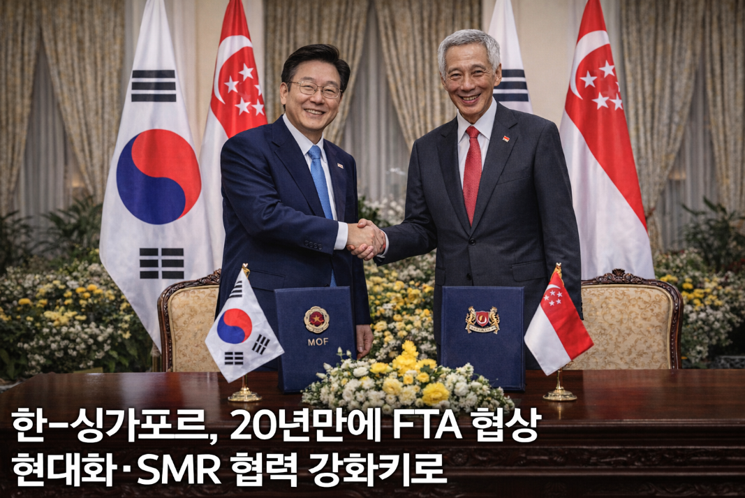 한-싱가포르 FTA 20년만의 대변신, 현대차&middot;SMR 협력까지