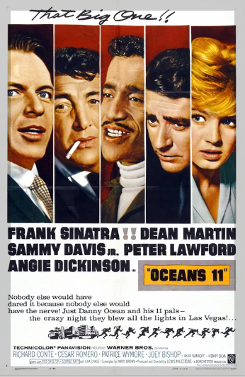 1960년 영화 <오션스 일레븐> 포스터