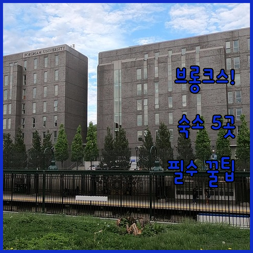 뉴욕 브롱크스 지역 베스트 숙소 5곳..