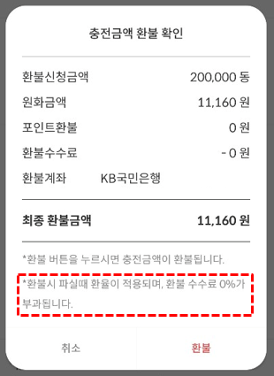 트래블월렛 환전 환불