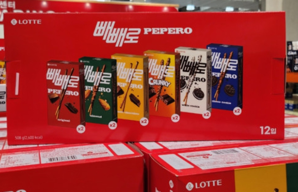 다양한 종류의 빼빼로