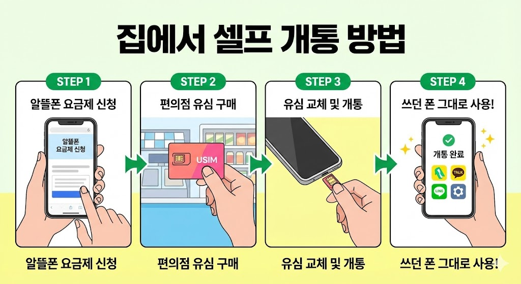알뜰폰 셀프 개통