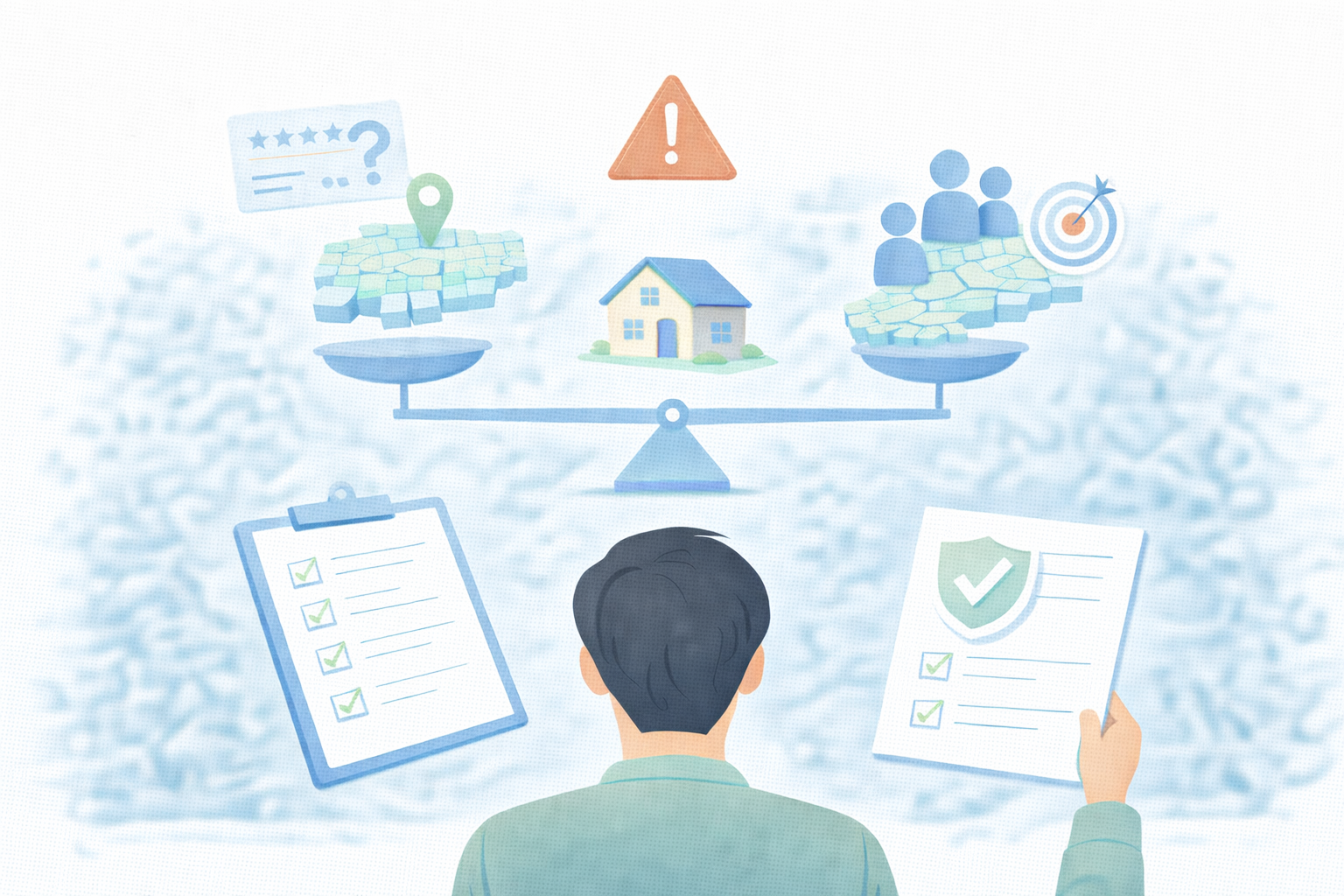 청약 지역 선택에서 점수와 경쟁 구조를 함께 봐야 하는 이유를 설명하는 이미지