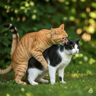 짝짓기-중인-고양이