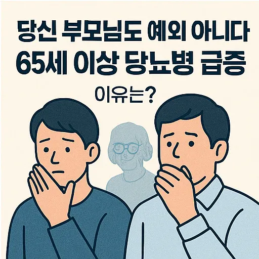 65세 이상 당뇨병 환자 급증