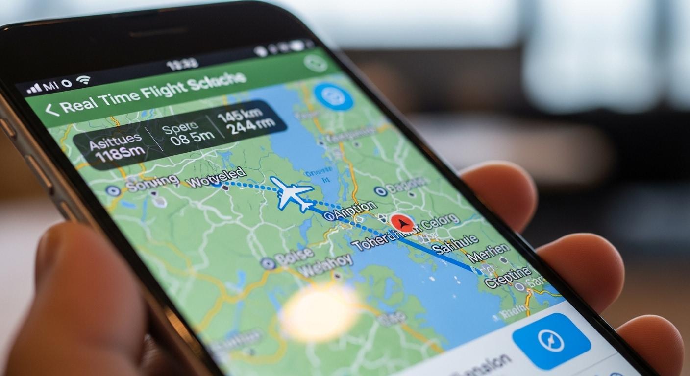 비행기 실시간 위치 확인