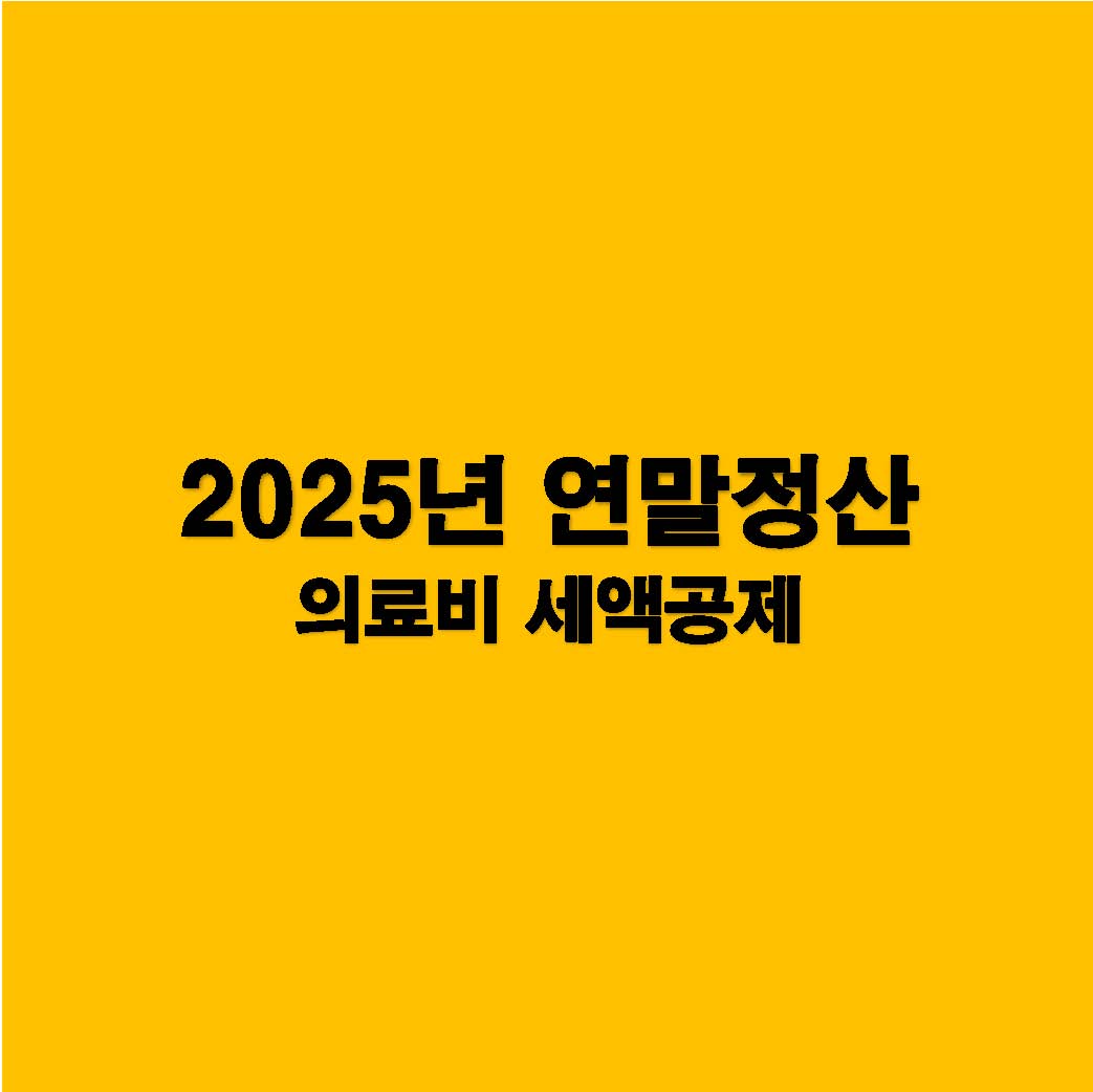 연말정산 의료비