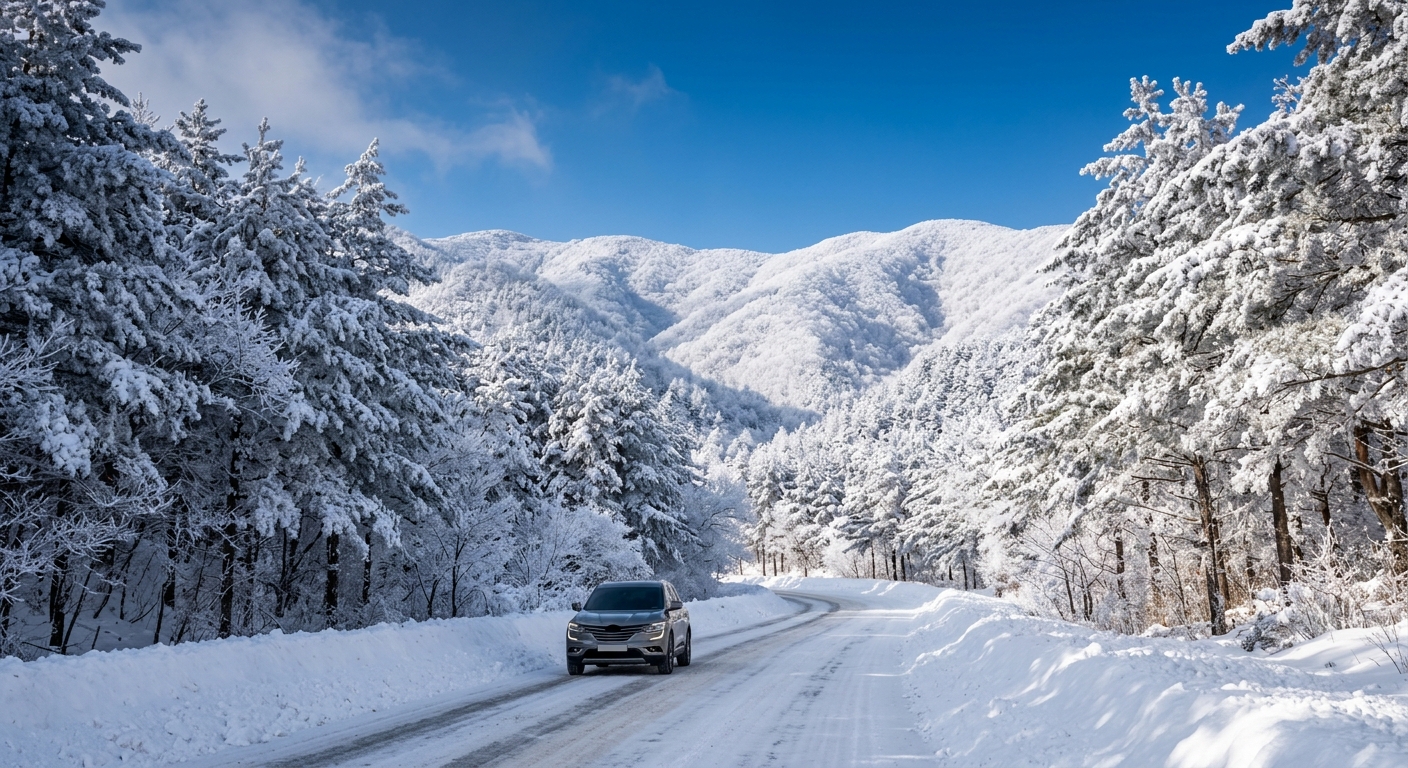 겨울왕국 강원도: 눈꽃과 함께하는 드라이브 명소