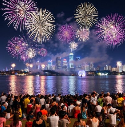 여의도불꽃축제그림
