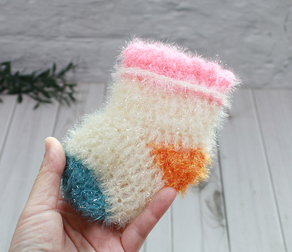 아기양말수세미