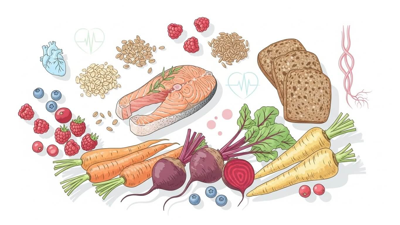 북유럽식 식단의 힘 (혈관건강, 생선, 채소)