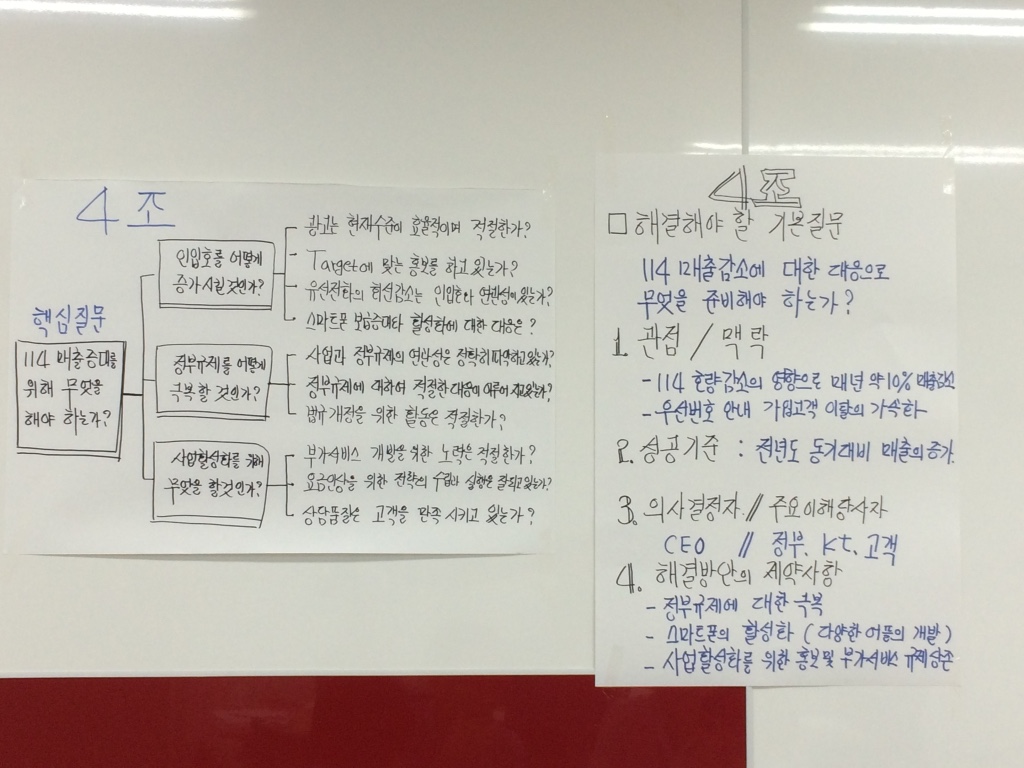 케이티스 임직원을 위한 의사결정 리더십 (워크숍 과정) 진행