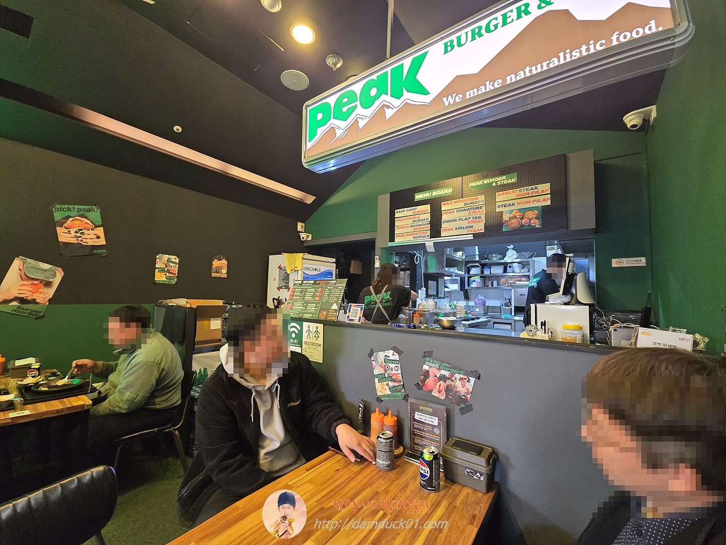 피크버거&amp;스테이크 판교점