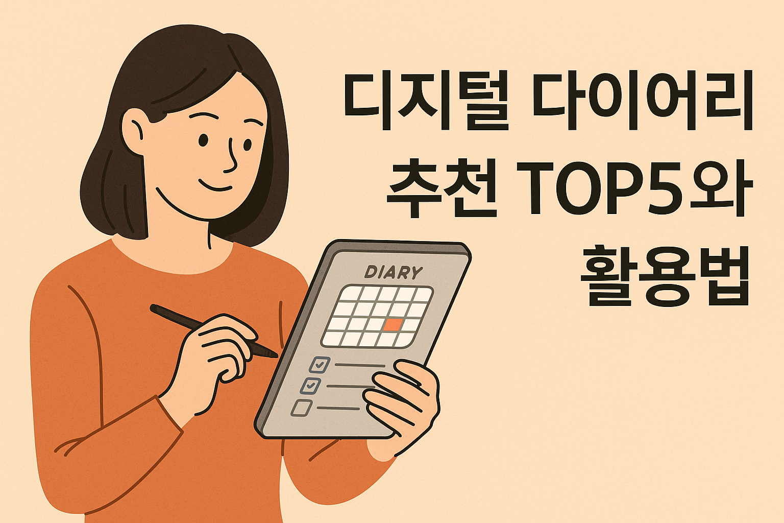 디지털 다이어리 추천 TOP5와 활용법