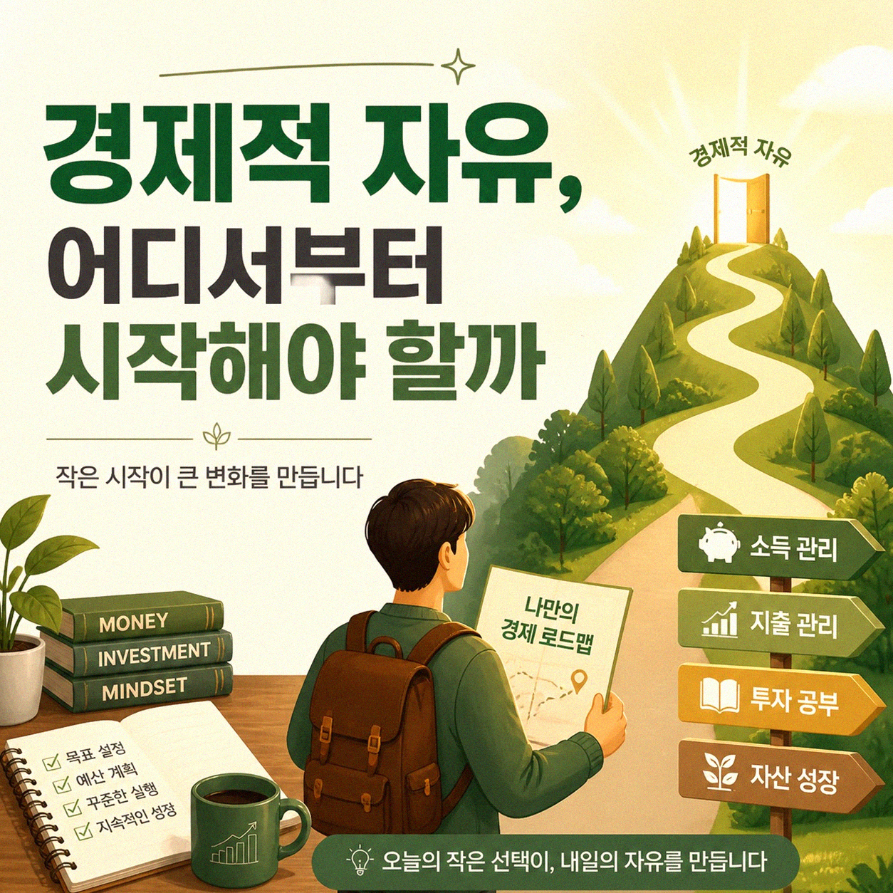 경제적 자유, 나에게 가까워지는 방법 알아보기