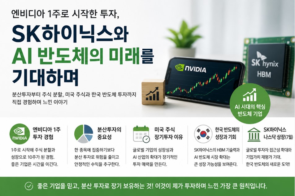 엔비디아 1주가 알려준 장기투자의 힘, SK하이닉스와 AI 반도체의 미래를 기대하며