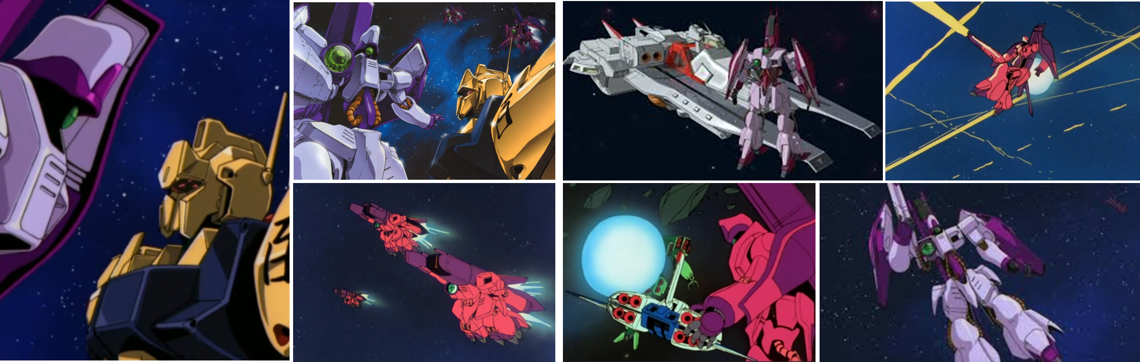 기동전사 제타건담에 등장하는 가자C 명장면 이미지입니다.