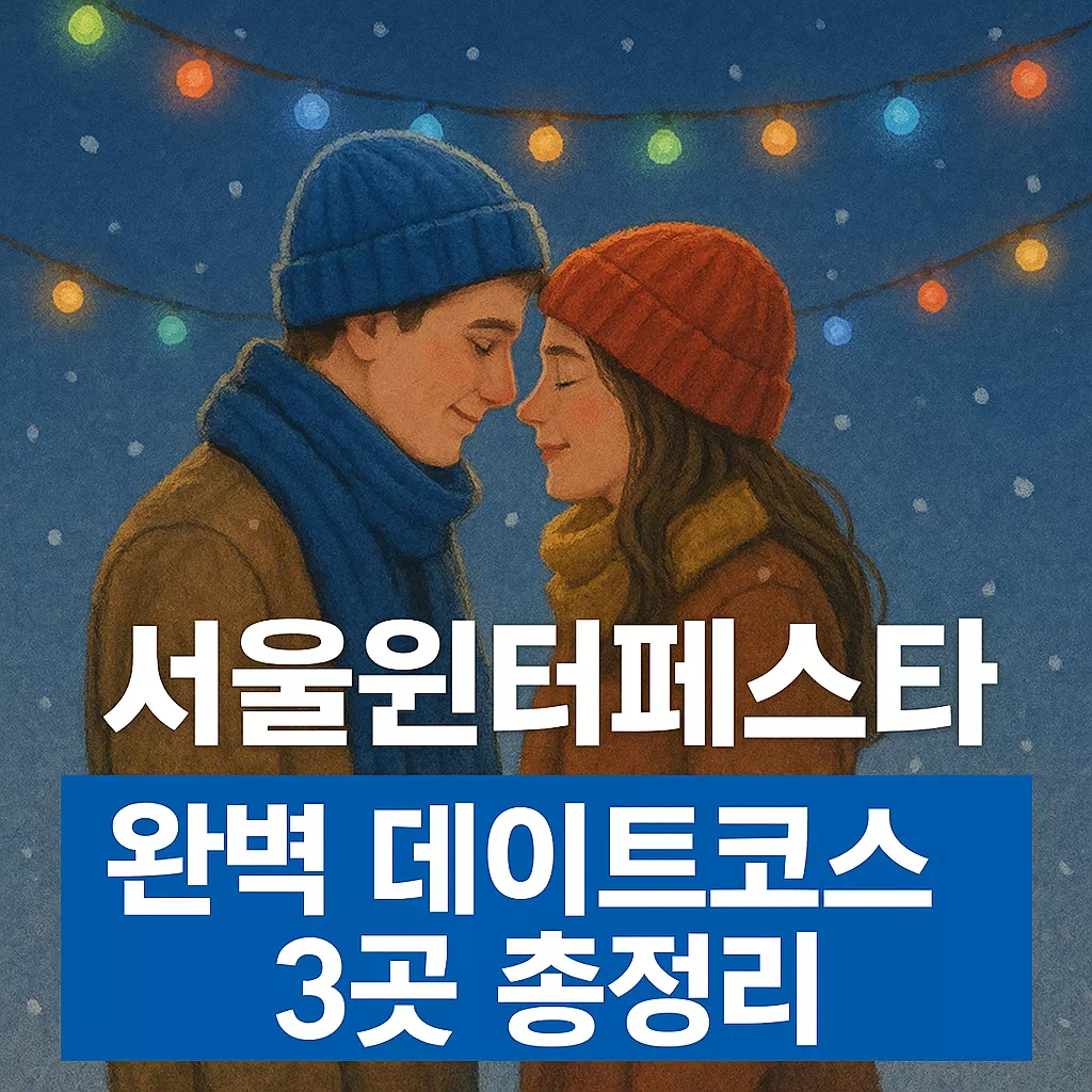 서울윈터페스타 완벽 데이트코스 3곳 총정리