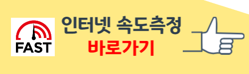 인터넷 속도측정 사이트