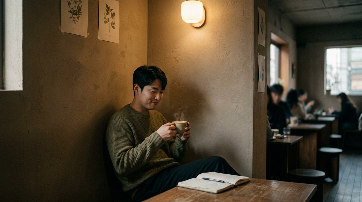 벽과 코너가 주는 안정감