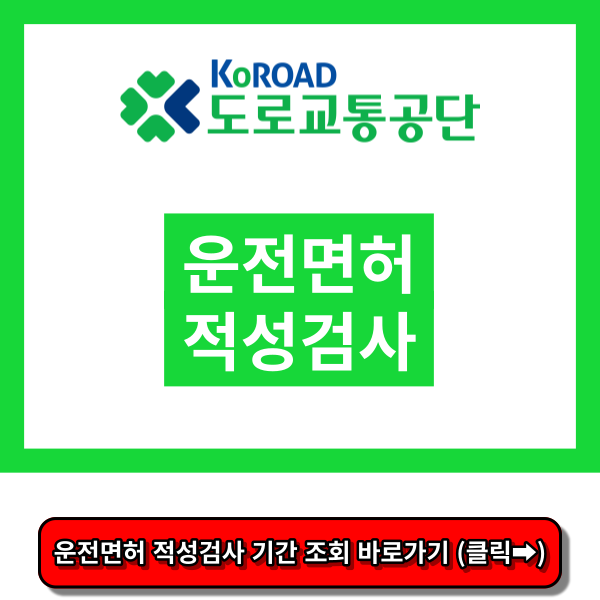 운전면허 적성검사 - 안전운전통합민원 홈페이지