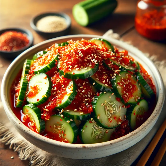 오이무침