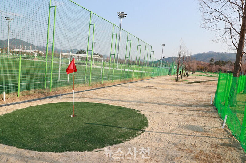 사천 우주항공파크골프장. 경상남도 사천시 정동면 예수리 420